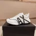 Good Quality White/Black Armani Designer Sneakers #B48497