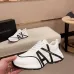 Good Quality White/Black Armani Designer Sneakers #B48497