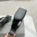 Balenciaga shoes for Women's Balenciaga Slippers Leather Square Black/White #B54138