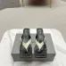 Balenciaga shoes for Women's Balenciaga Slippers Leather Square Black/White #B54138