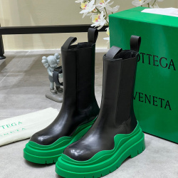 Bottega Veneta Unisex Martin boots 1:1 Quality Black Green #999930961