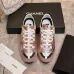 Chanel Metallic Pink Rose Gold Sneakers #B54296