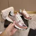 Chanel Metallic Pink Rose Gold Sneakers #B54296