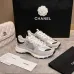 Chanel Silver Tone Couples Sneakers #B54293