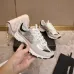 Chanel Silver Tone Couples Sneakers #B54293