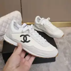 Chanel shoes for Chanel Sneakers Unisex Shoes #B63932