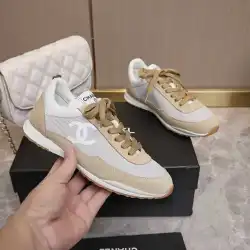 Chanel shoes for Chanel Sneakers Unisex Shoes #B63933