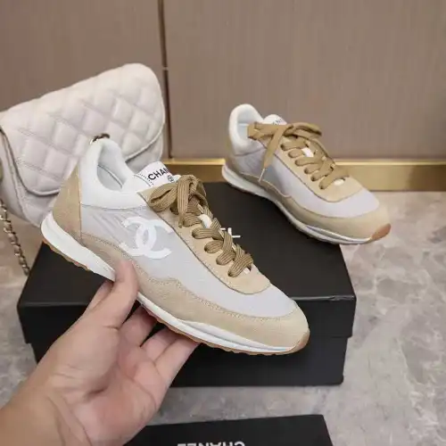 Chanel shoes for Chanel Sneakers Unisex Shoes #B63933