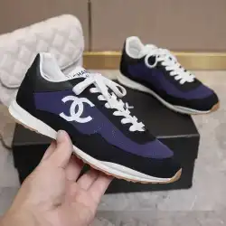 Chanel shoes for Chanel Sneakers Unisex Shoes #B63934