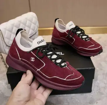 Chanel shoes for Chanel Sneakers Unisex Shoes #B67365