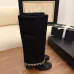 Chanel Knee - High Boots: Diverse Textures, Gold Chains, a Showcase of Luxe Creativity #B54142