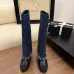 Chanel Knee - High Boots: Diverse Textures, Gold Chains, a Showcase of Luxe Creativity #B54142