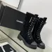 Chanel shoes for Women Chanel Boots CC High Boots Calfskin #B53977