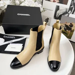 Chanel shoes for Women Luxury Designer Sheepskin Leather Ankle Boot #B53979