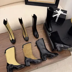 Chic Chanel Ankle Boots: Diverse Textures & Styles for Elevated Fashion Statements #B54143