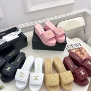 Chanel shoes for Women Chanel sandals Black/White/Red/Pink/Yellow #B47701
