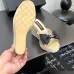 Chanel shoes for Women Sheepskin upper wedge sandals #B53158