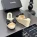 Chanel shoes for Women Sheepskin upper wedge sandals #B53158
