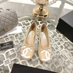 Chanel  Ballet Flats with Logo For Women #B54757