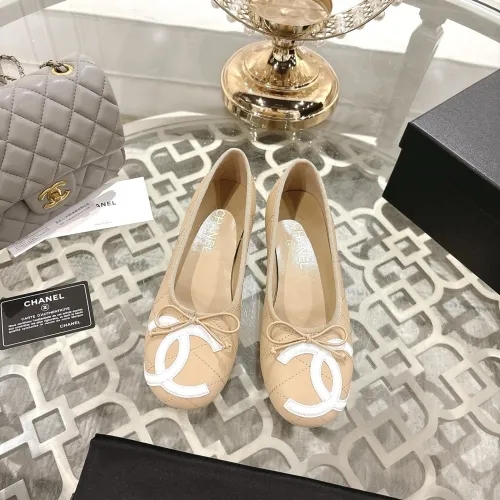 Chanel  Ballet Flats with Logo For Women #B54757