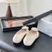 Chanel Light Brown Leather CC Camellia Ballet Flats Heel height:1.5cm #B53139