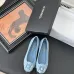 Chanel Light Brown Leather CC Camellia Ballet Flats Heel height:1.5cm #B53139