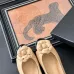 Chanel Light Brown Leather CC Camellia Ballet Flats Heel height:1.5cm #B53139