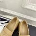 Chanel shoes for Women Chanel Leather Loafers: Timeless Style with Iconic Gold CC Logo White/Black/Brown #B54141