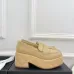 Chanel shoes for Women Chanel Leather Loafers: Timeless Style with Iconic Gold CC Logo White/Black/Brown #B54141