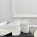 Chanel shoes for Women Chanel Leather Loafers: Timeless Style with Iconic Gold CC Logo White/Black/Brown #B54141