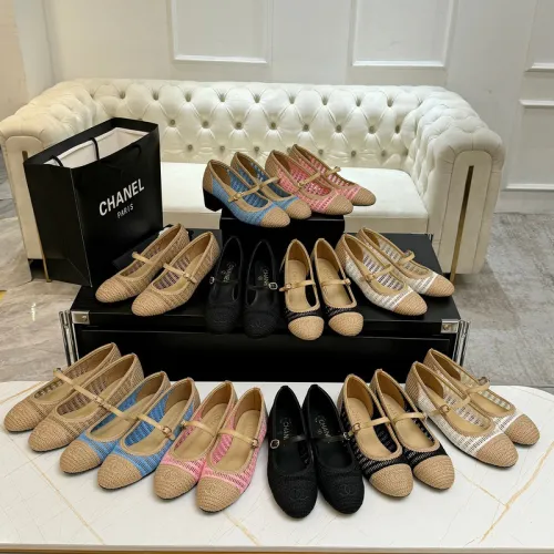 Chanel shoes for Women's Chanel Pumps Mary Jane Shoes Heel height:1.5cm/5cm  #B53161