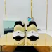 Chanel Denim Suede Calfskin Neon Orange CC Logo Trainers #B53157