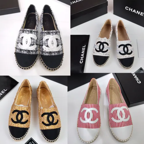 Chanel fisherman's shoes for Women's Chanel espadrilles #99898727