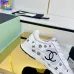 Chanel shoes for Women's Chanel Sneakers Les nouvelles cornes d'argent de Chanel #B53183