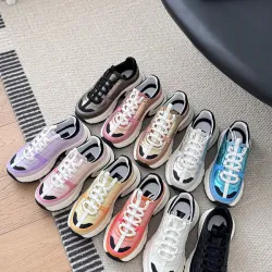 Chanel shoes for Women's Chanel Sneakers Trainers - Calfskin & suede calfskin #B54135