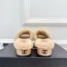 Chanel shoes for Women's Camellia Platform Slippers Heel Height:4cm #B53976