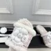 Chanel shoes for Women's Camellia Platform Slippers Heel Height:4cm #B53976
