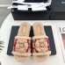 Chanel shoes for Women's Camellia Platform Slippers Heel Height:4cm #B53976