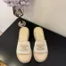 Chanel shoes for Women's Chanel 2023 Interlocking CC Logo Slides #B53144
