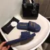 Chanel shoes for Women's Chanel slippers Black/Blue #B47725