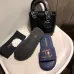 Chanel shoes for Women's Chanel slippers Black/Blue #B47725