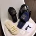 Chanel shoes for Women's Chanel slippers Black/Blue #B47725