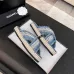 Chanel shoes for Women's Chanel slippers Black/White/Blue #B47708