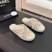 Chanel shoes for Women's Chanel slippers Black/White/Blue #B47708