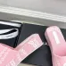Chanel shoes for Women's Chanel slippers Flat Sandals for women Heel height:4.5cm Black/Pink #B54125