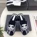 Chanel shoes for Women's Chanel slippers Flat Sandals for women Heel height:4.5cm Black/Pink #B54125