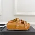 Chanel shoes for Women's Chanel slippers Flat Sandals for women Lola Cruz in leather Heel height:4.5cm Black/Brown/White #B54124