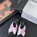 Chanel shoes for Women's Chanel slippers Lambskin Cc Chain Thong Sandal #B54136
