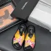 Chanel shoes for Women's Chanel slippers Lambskin Cc Chain Thong Sandal #B54136
