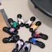 Chanel shoes for Women's Chanel slippers Lambskin Cc Chain Thong Sandal #B54136